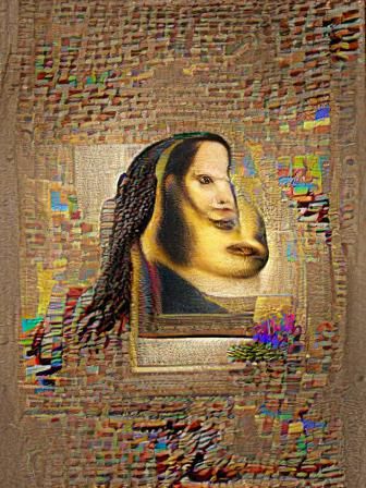 AI Interpretation of the Mona Lisa