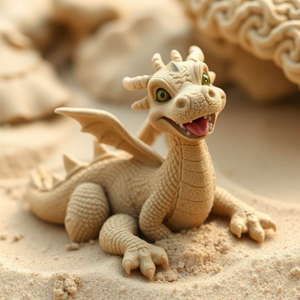 Friendly Living Sand Dragon