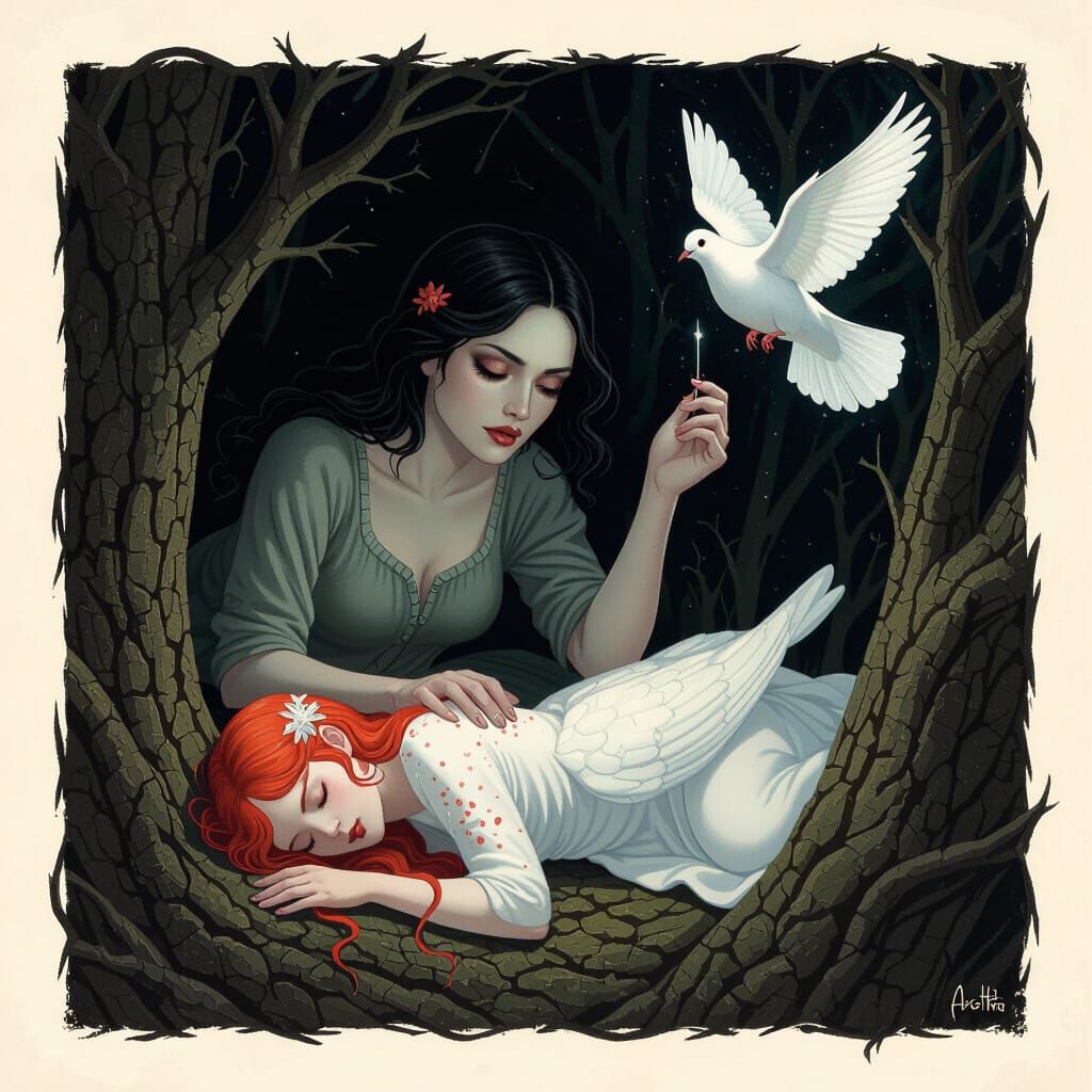 Magical Transformation in a Hackberry Tree