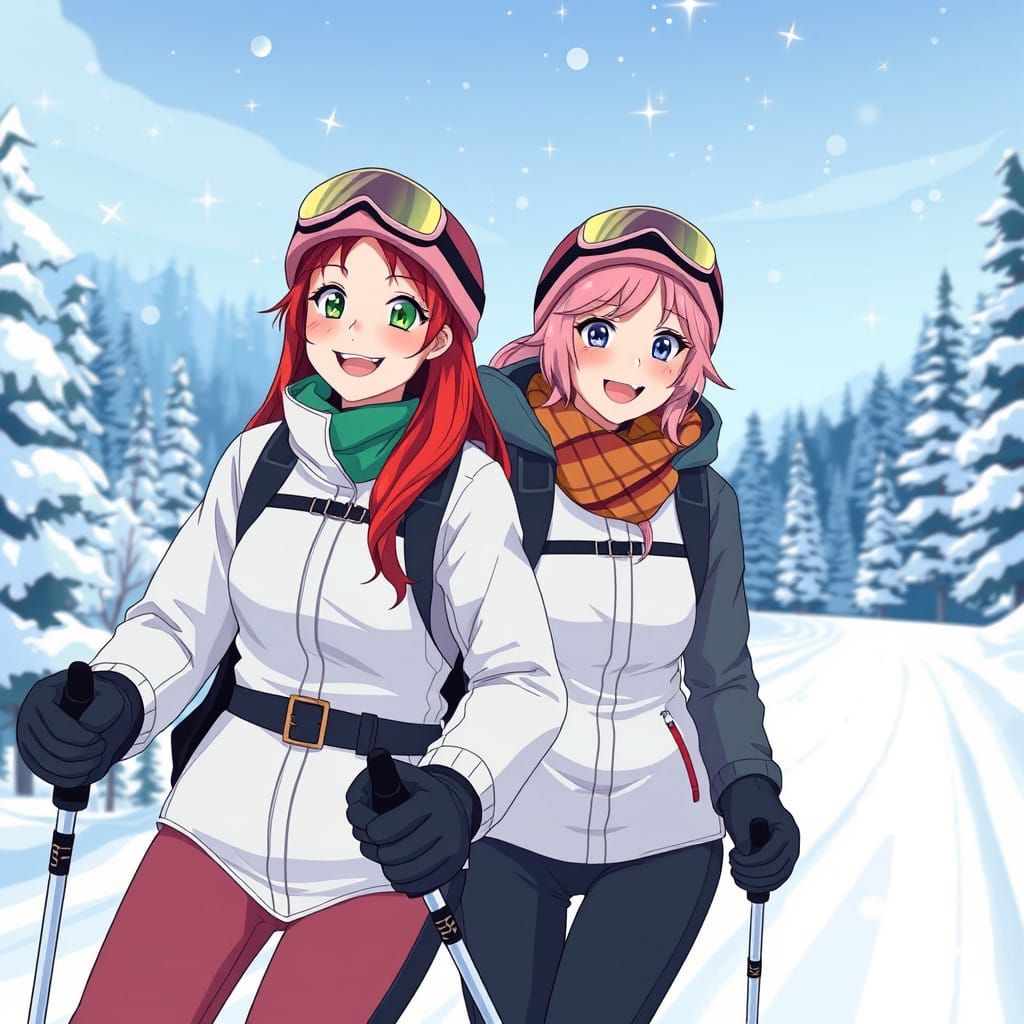Cross Country Skiing with Brittany
