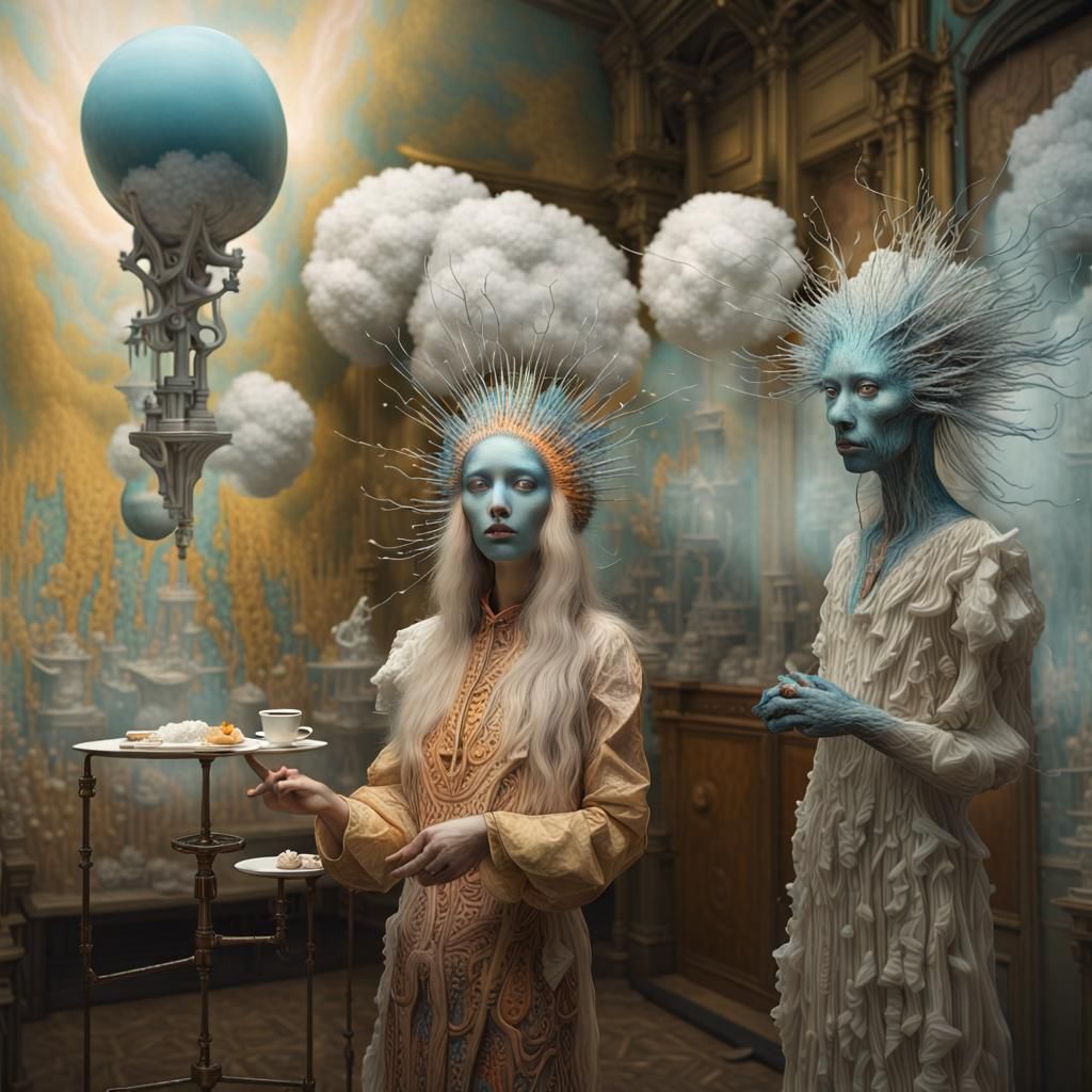 Magical Biological Surrealism with Chromatic Aberration