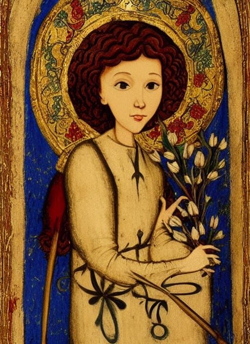 Medieval Beauty Portrait