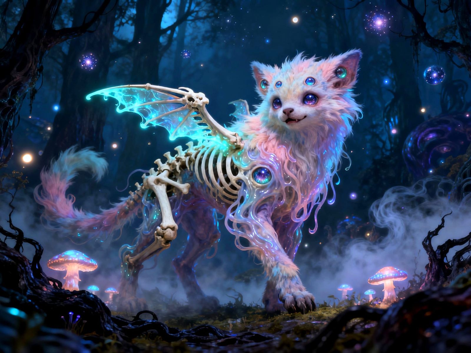 Twilight Warden Creature in Surreal Dreamscape