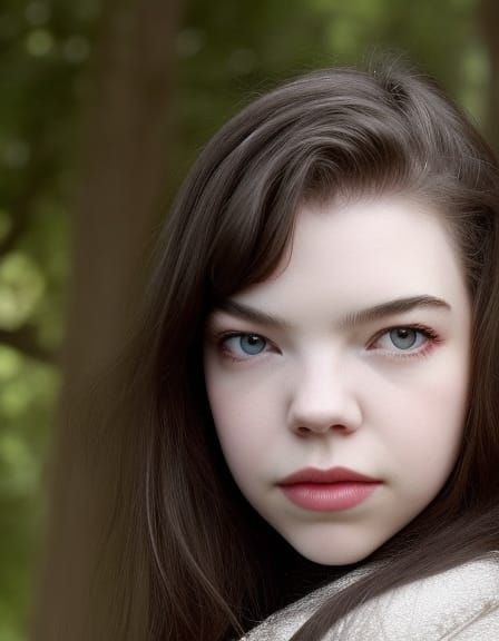 Ethereal Portrait Inspired by Shiota's Yarn Installations