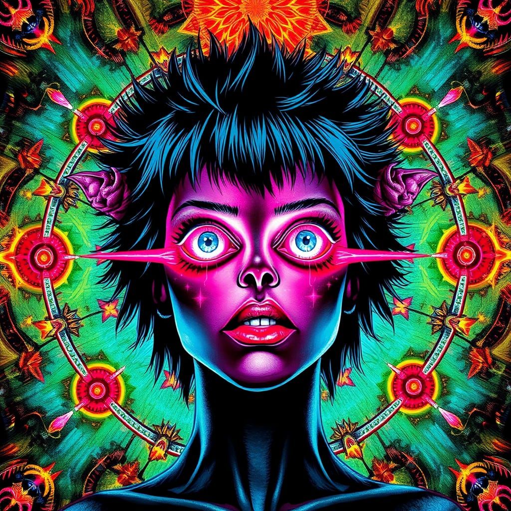 Sid Vicious in Rebel Fairy Kaleidoscope