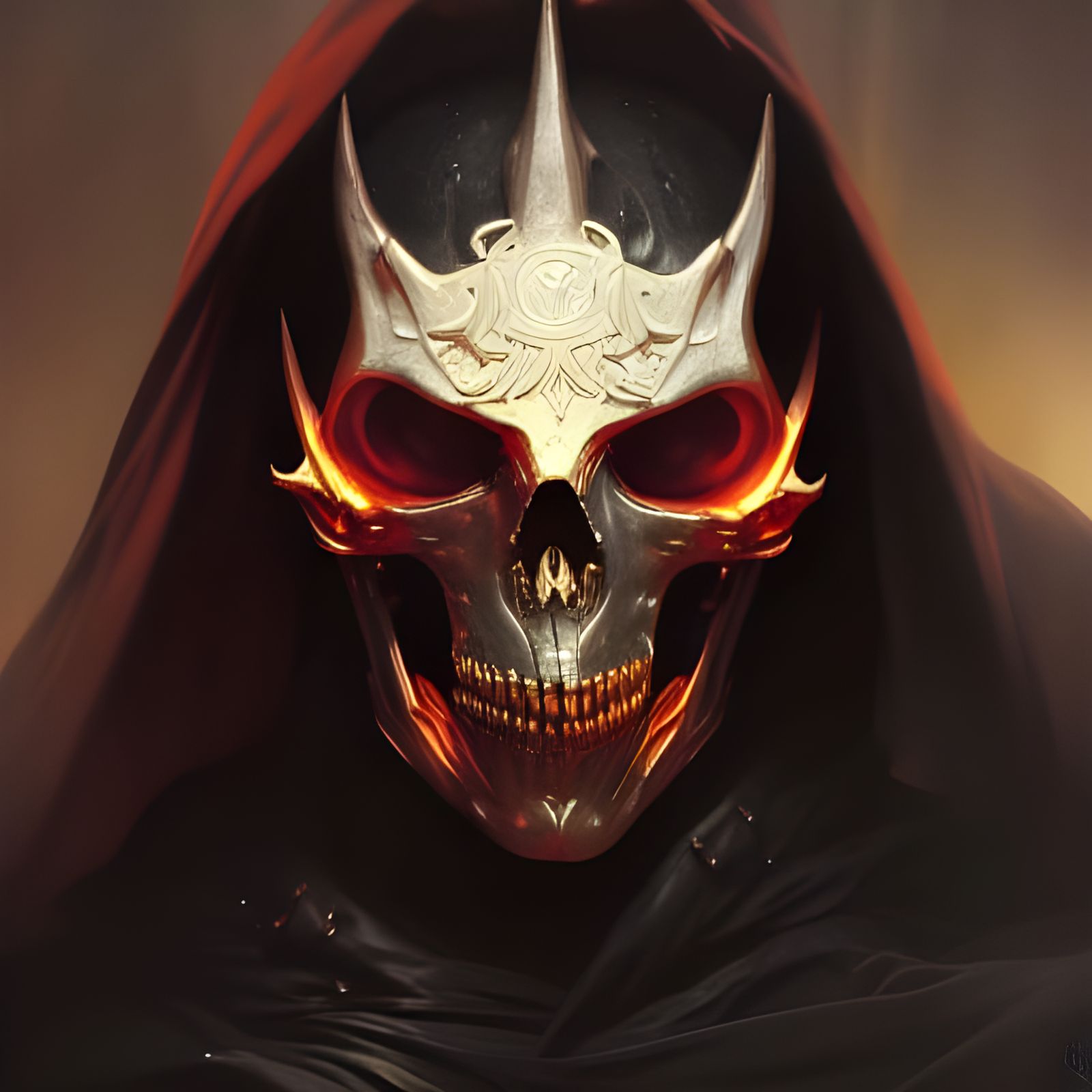 Ghost Rider Scimitar Portrait in Sinister Style