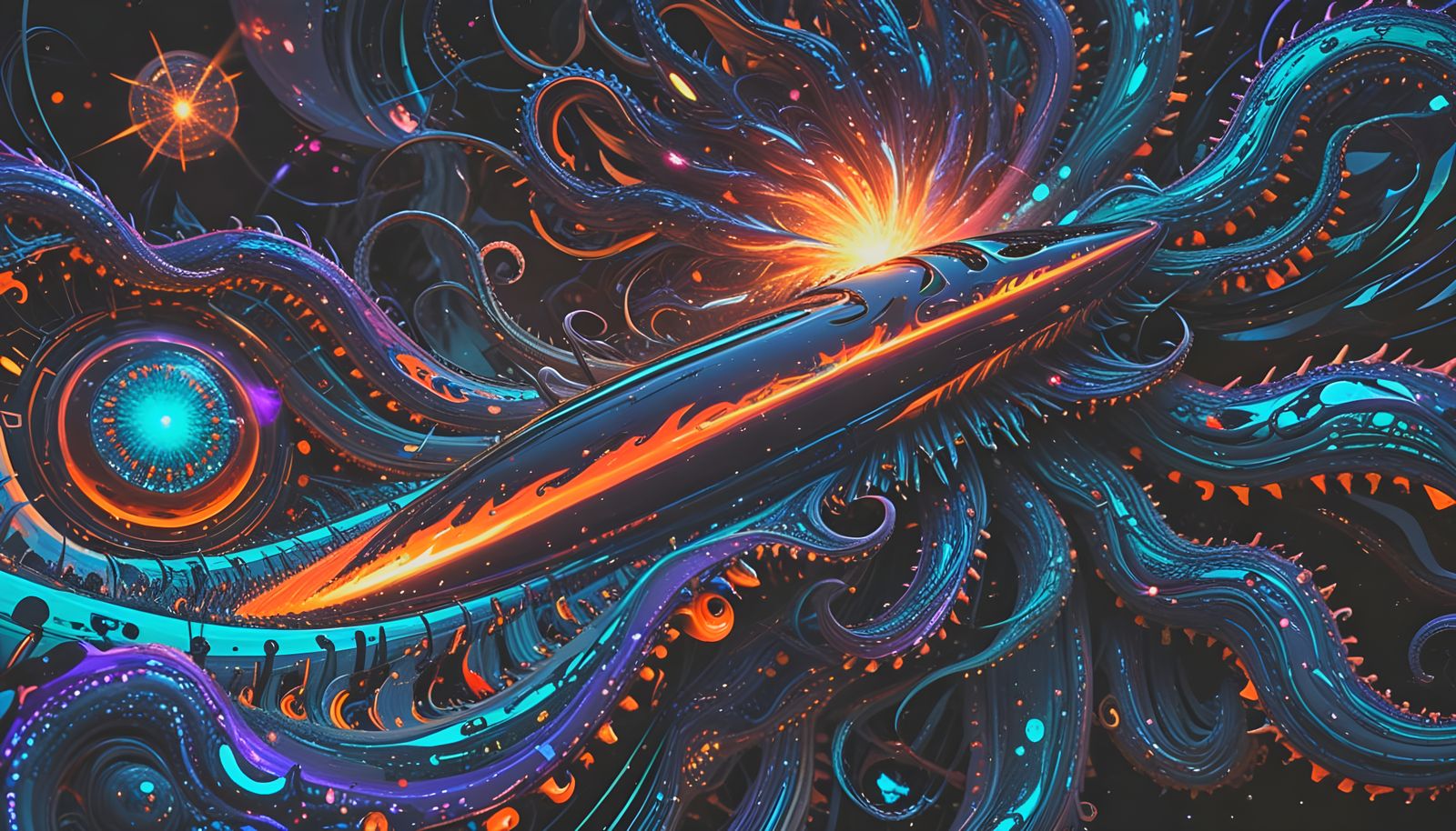 Lovecraftian Goddess Rises from Dreamland Energy in a Vibran...