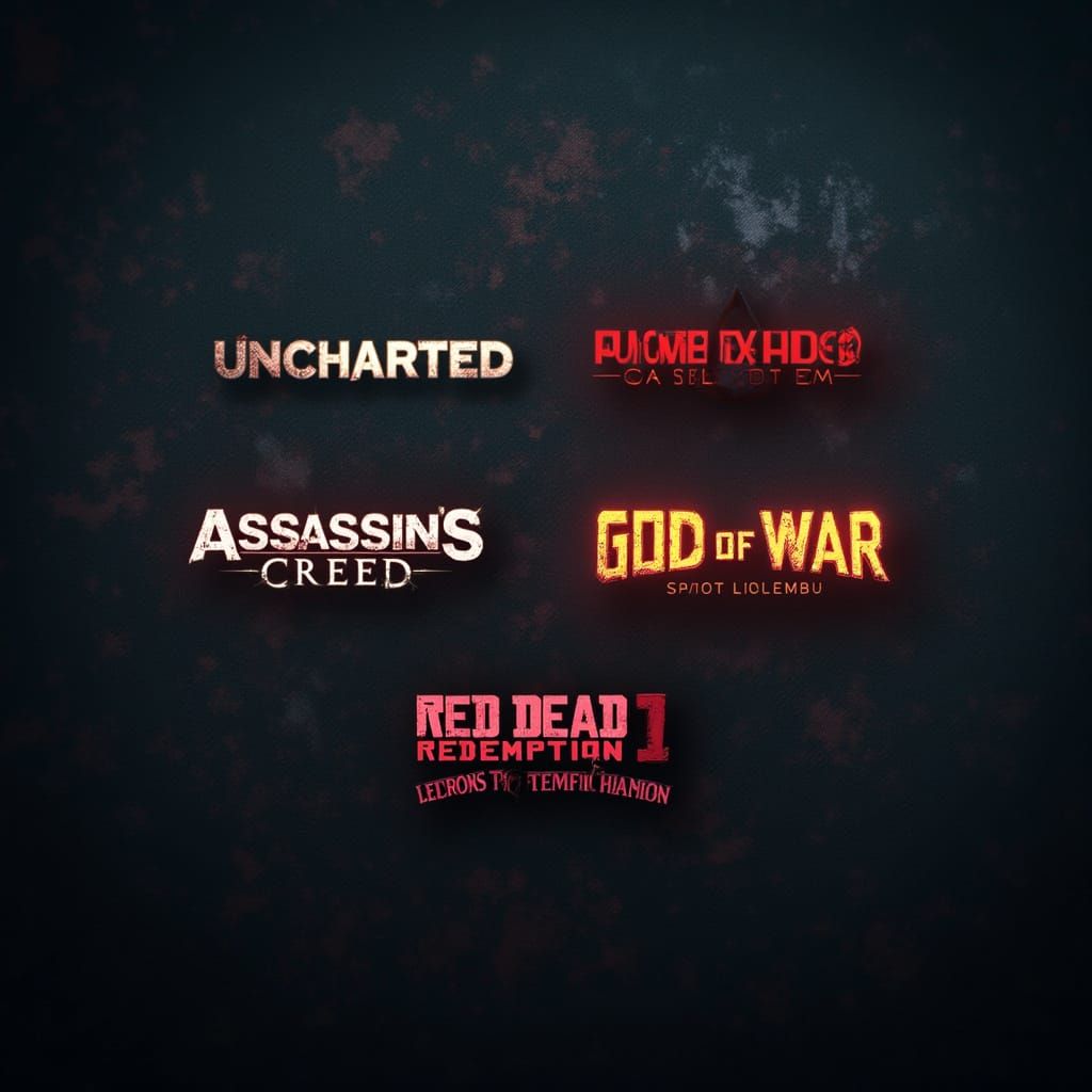 Epic Cinematic Gaming Wallpaper with Neon Accents