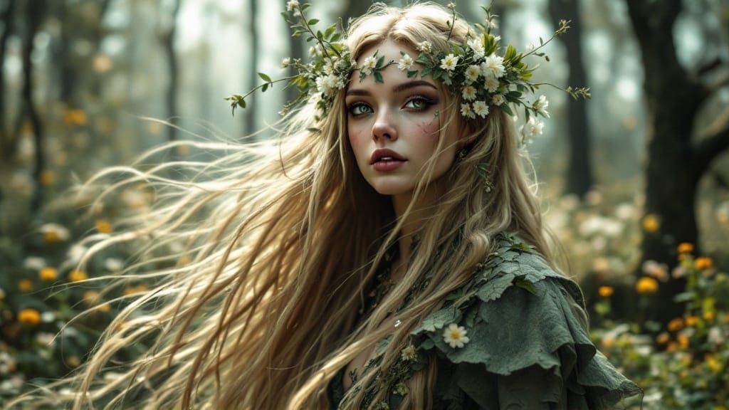 Ethereal Beauty in Mystical Forest