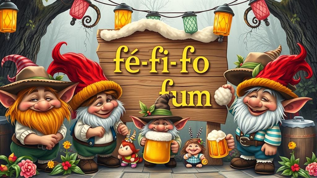 Oktoberfest Trolls Celebrate in Whimsical Bavarian Scene