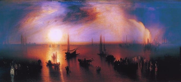 Dramatic Landscape in the Style of Turner