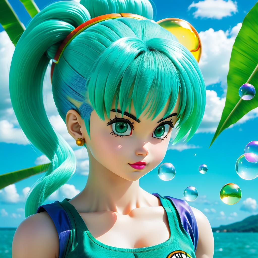Bulma in Skeuomorphic Style with Glossy Textures