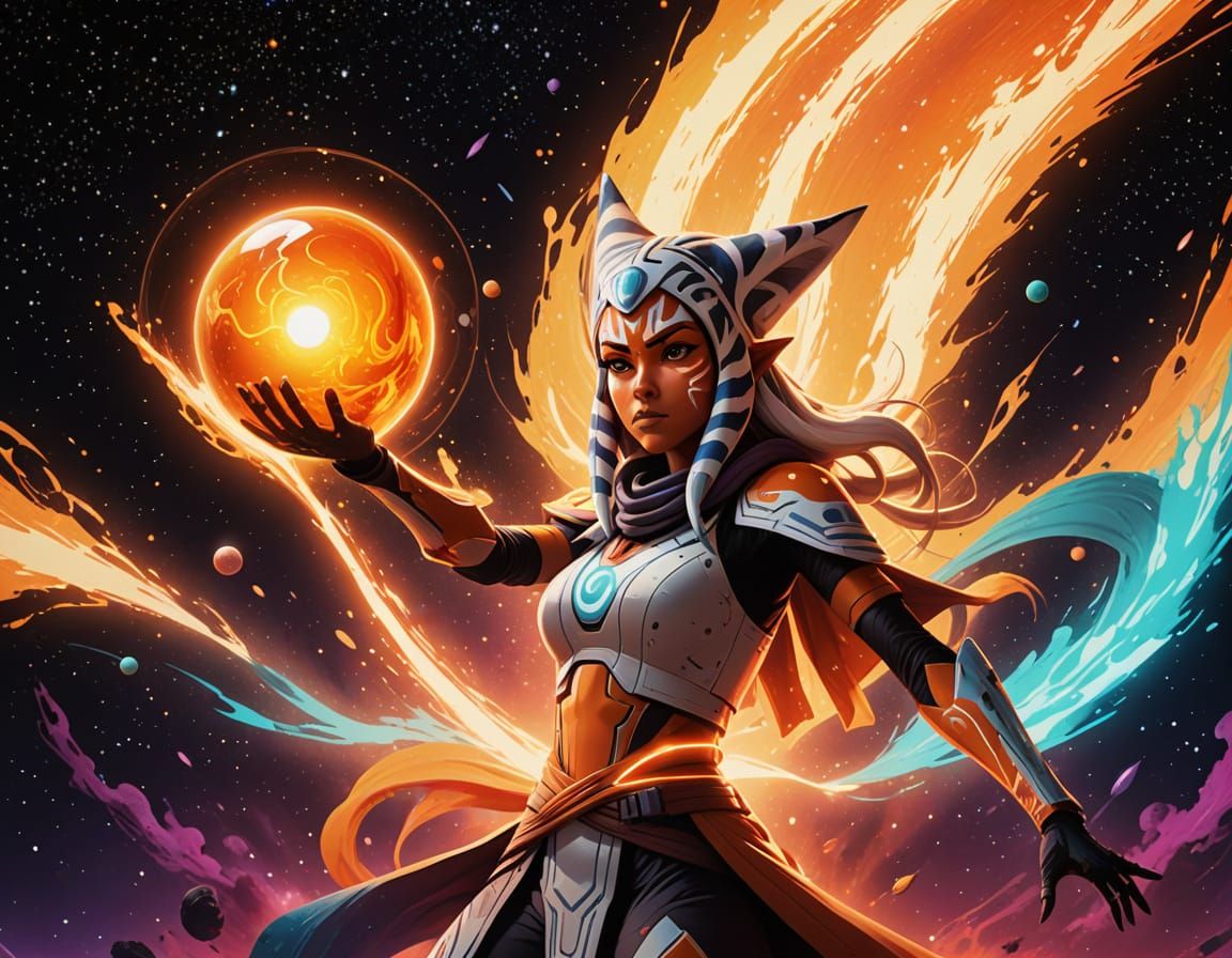 Cosmic Ahsoka soars through Space as Naruto