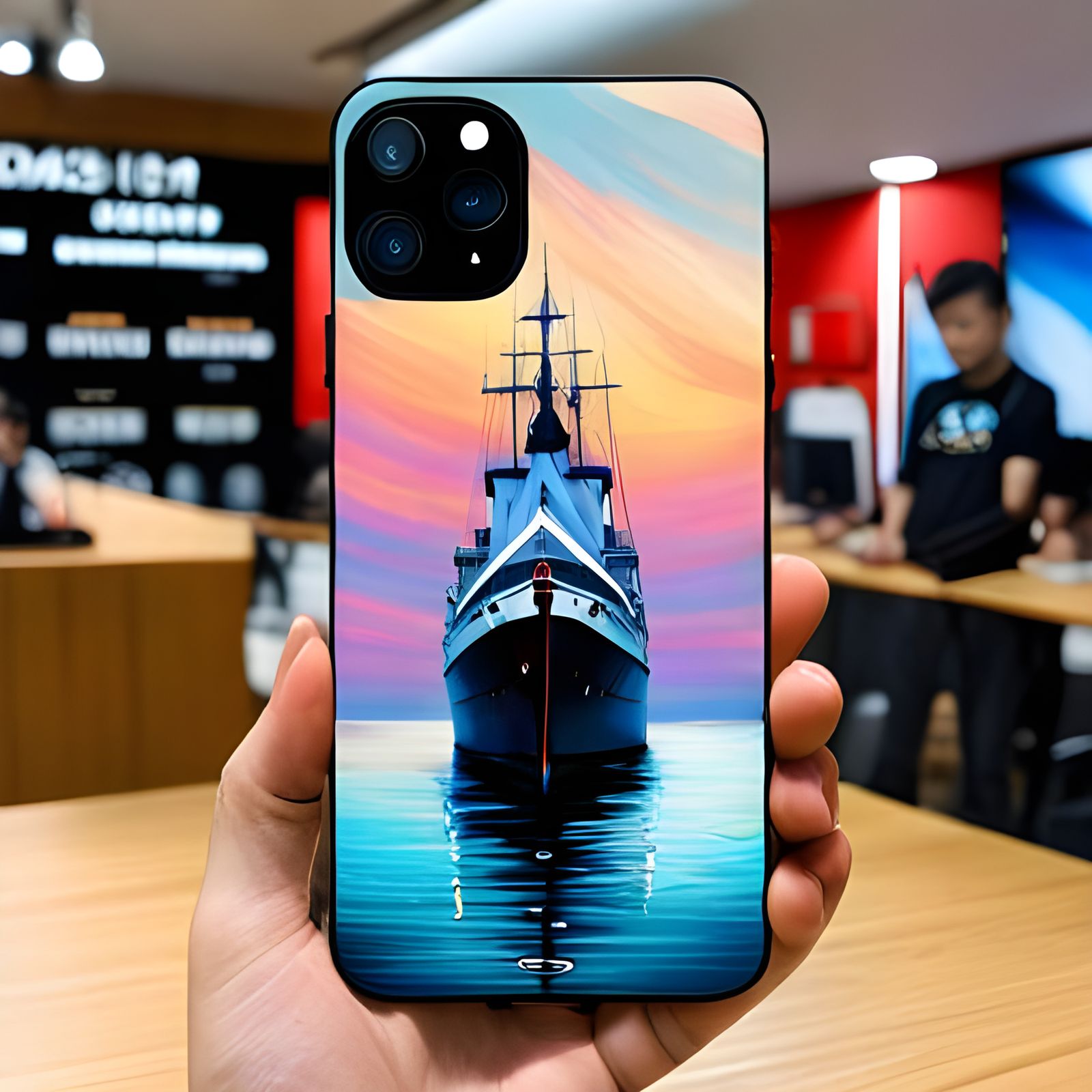 Titanic iPhone 14 Case in Hyperdetailed Style