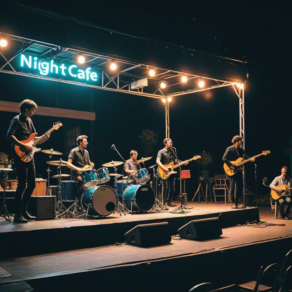 Jazz Night in a Cozy Cafe