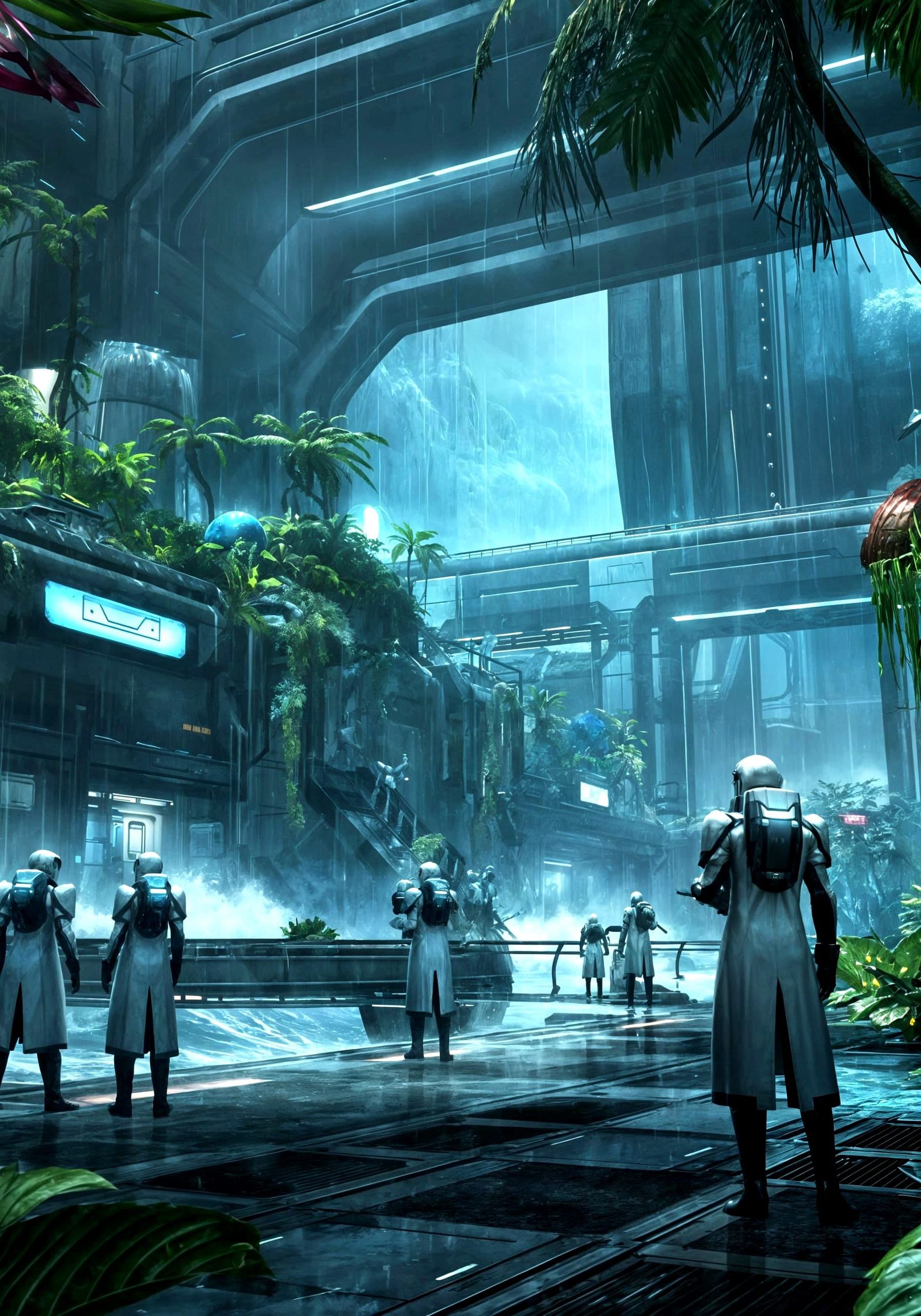 Sci-Fi Tropical Research Colony on Ragol