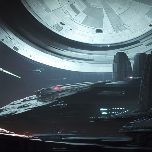 Death Star: Dark Fantasy Concept Art in 8K