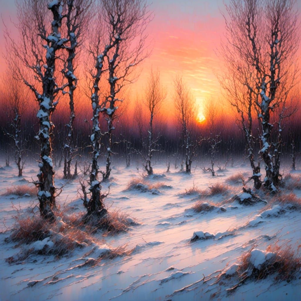 In the bleak mid winter