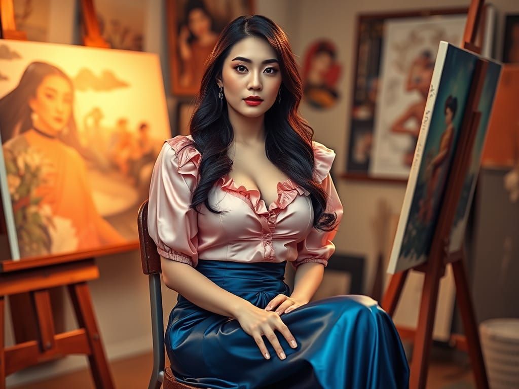 Posing for a portrait 5