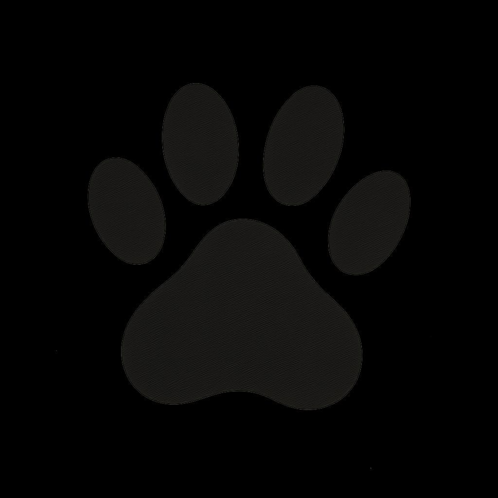 Cute Paw Print AI Art