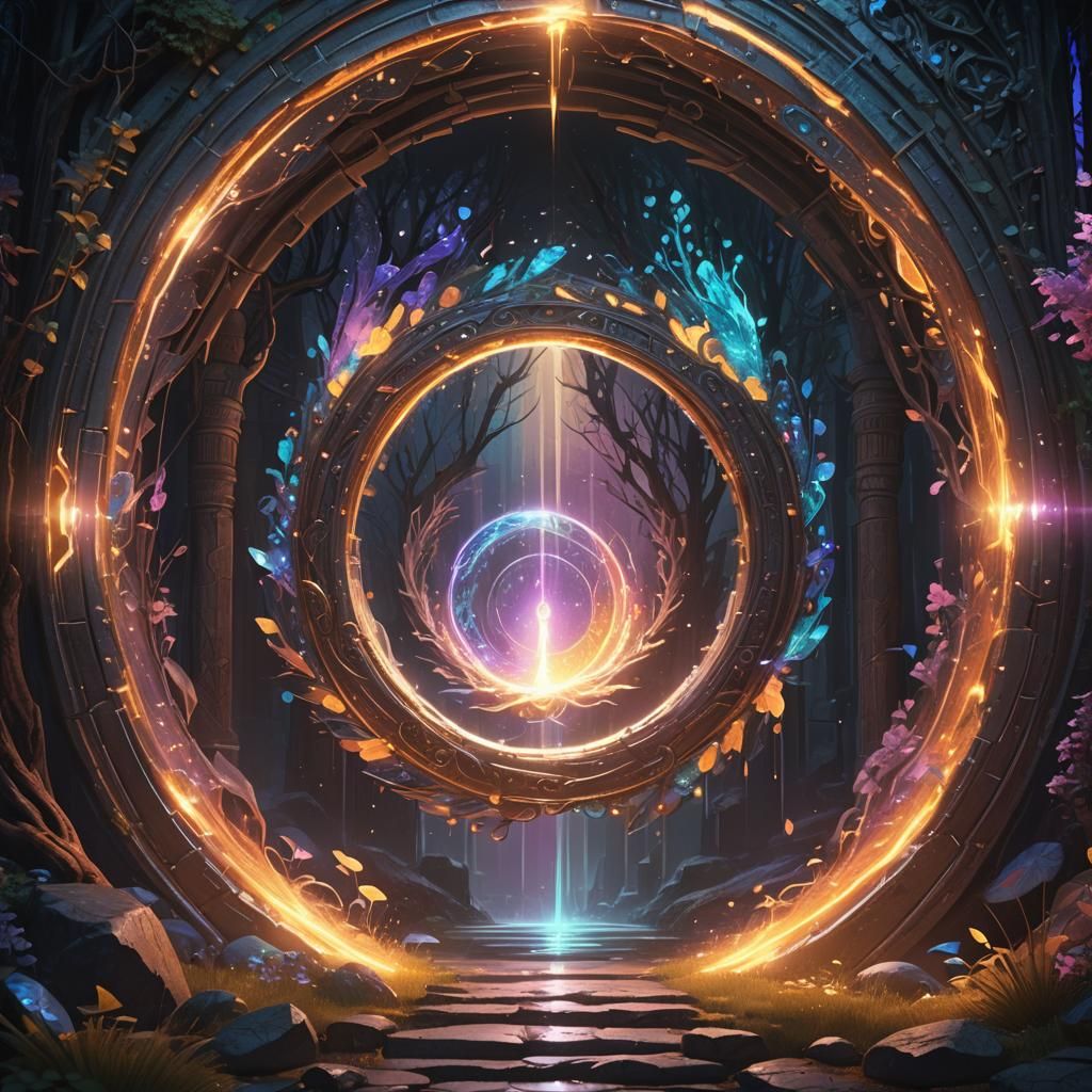 Mystical Realm Portal Concept Art