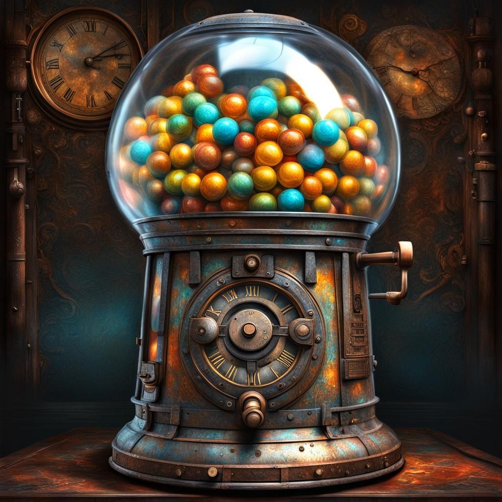 Steampunk Gumball machine