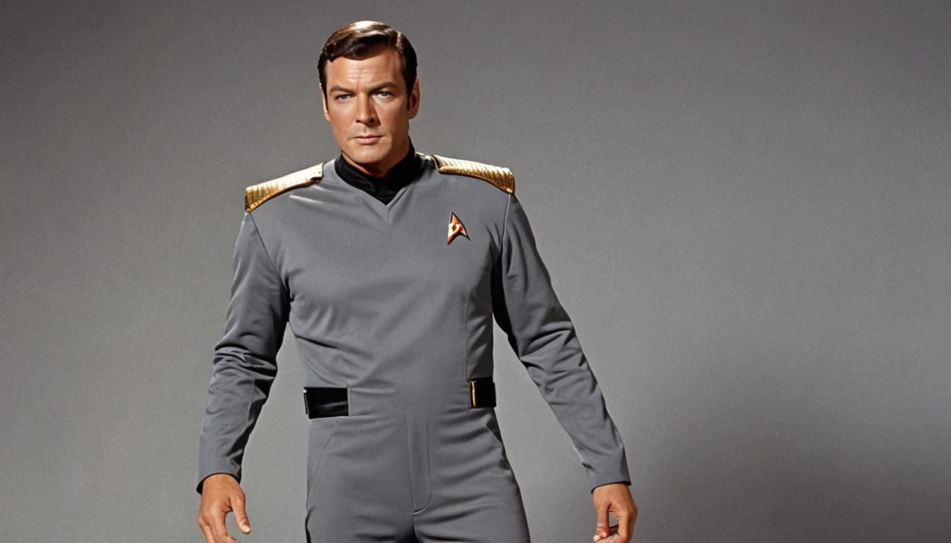 Star Trek Officer in Retro Style Jumpsuit