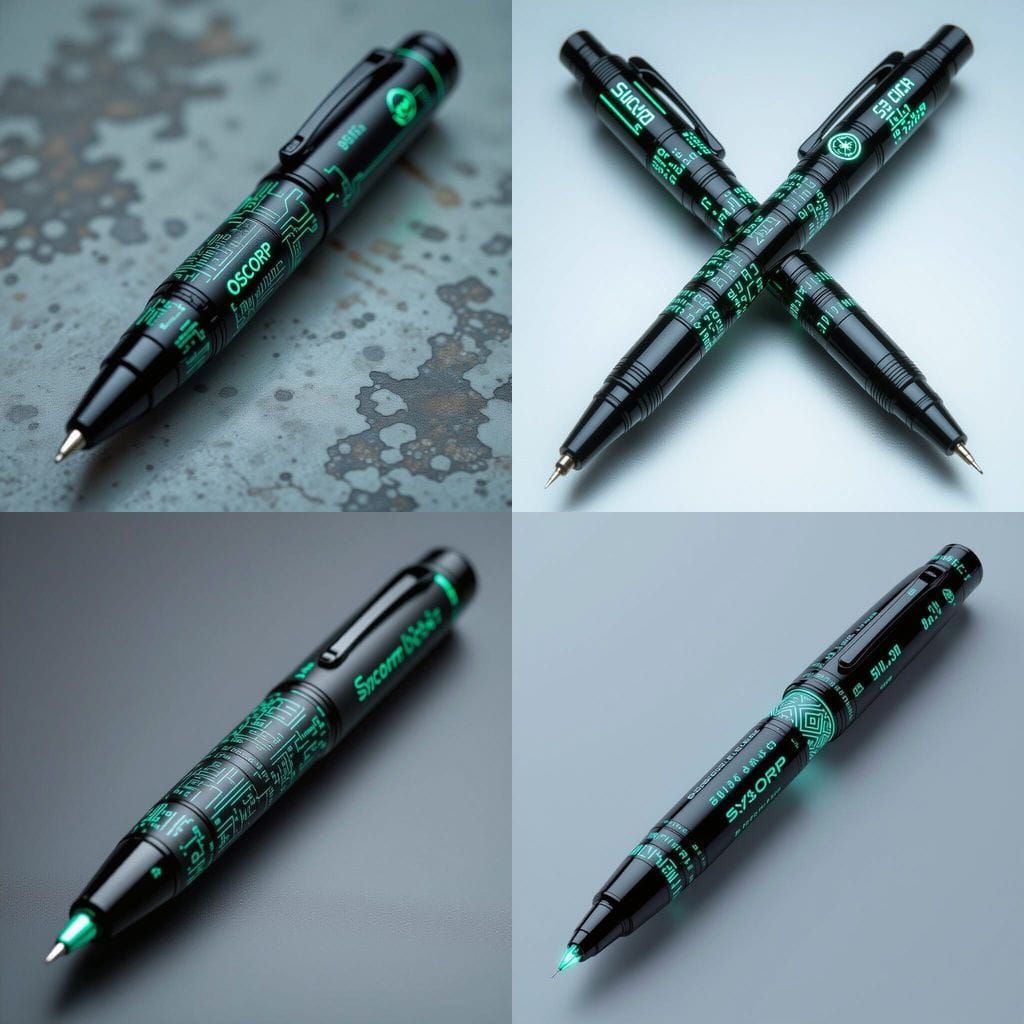 Oscorp Cure Injector: Sleek Medical Instrument