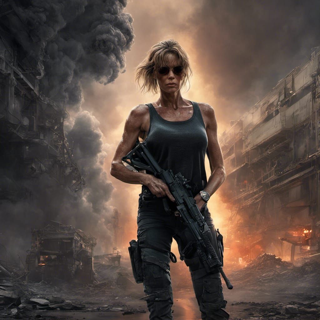 Sarah Connor: Epic Cinematic Digital Matte Painting