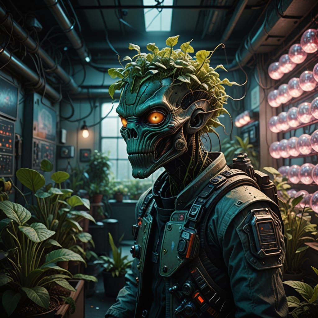 Surreal Botanical Wonderland