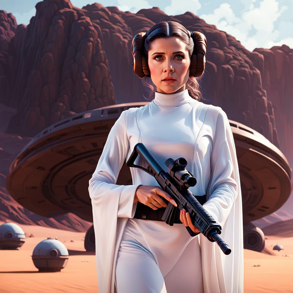 Galactic Princess in Triadic Hues