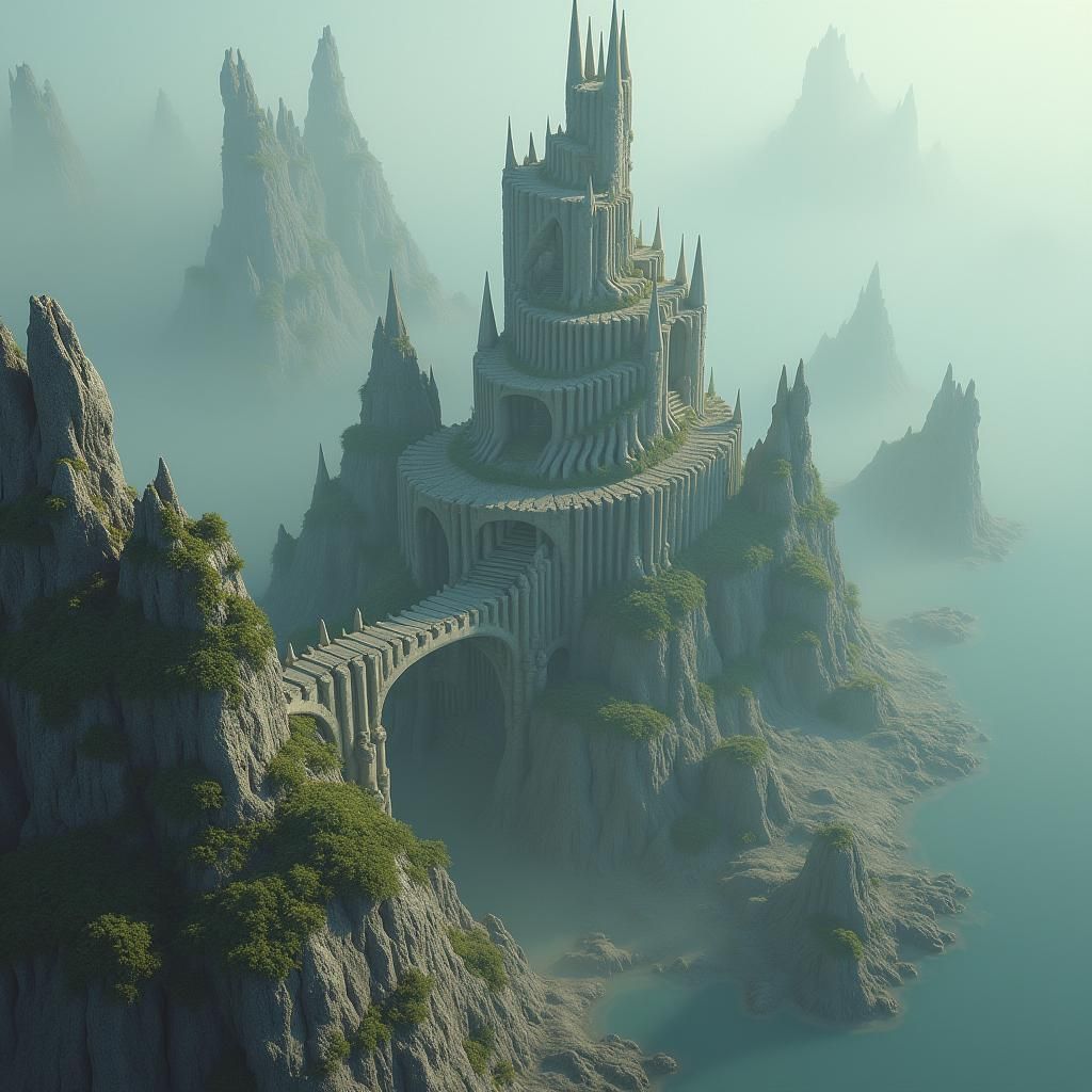 Ominous Spire of Bleached Stone on Bone Island