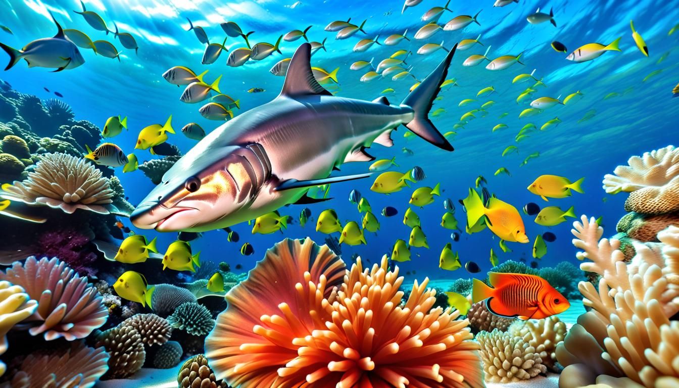 A Mako Shark Goes To School