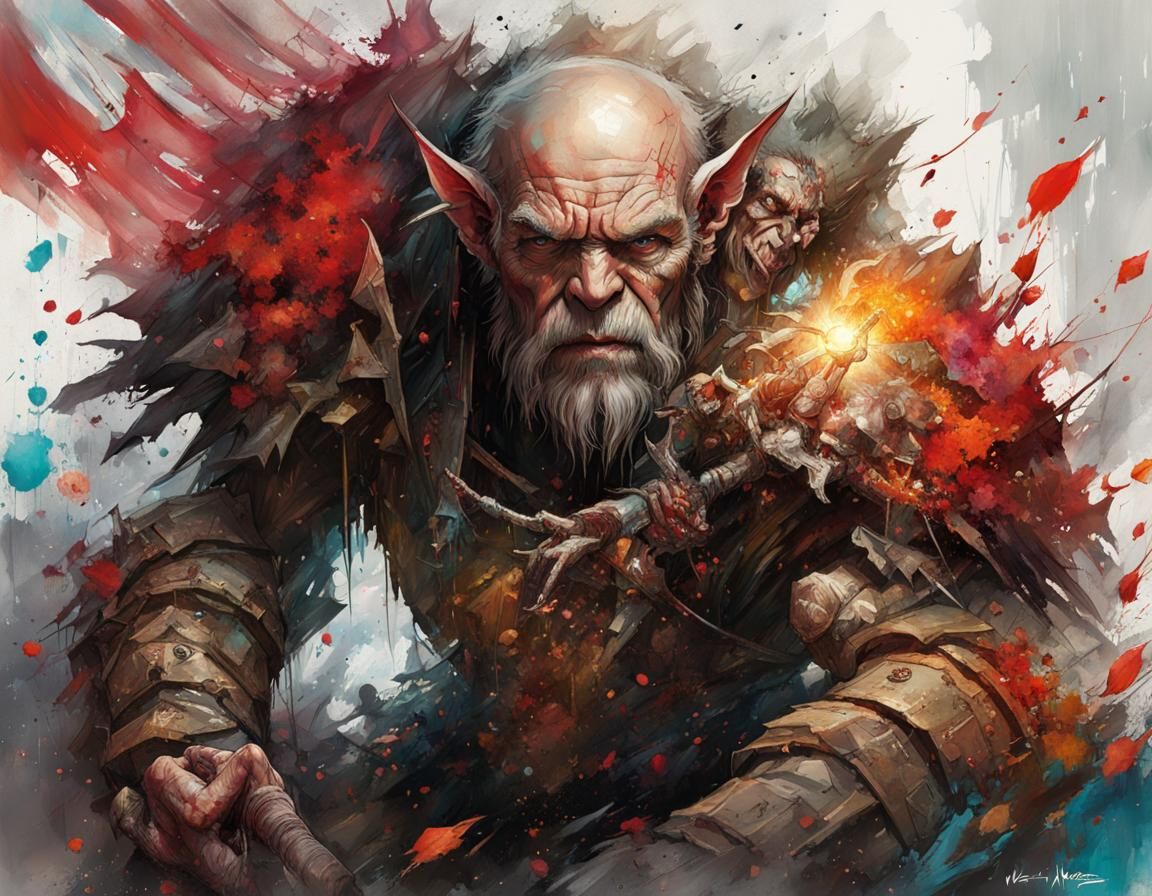 Dark Fantasy Flesh Golem in Vivid Colors