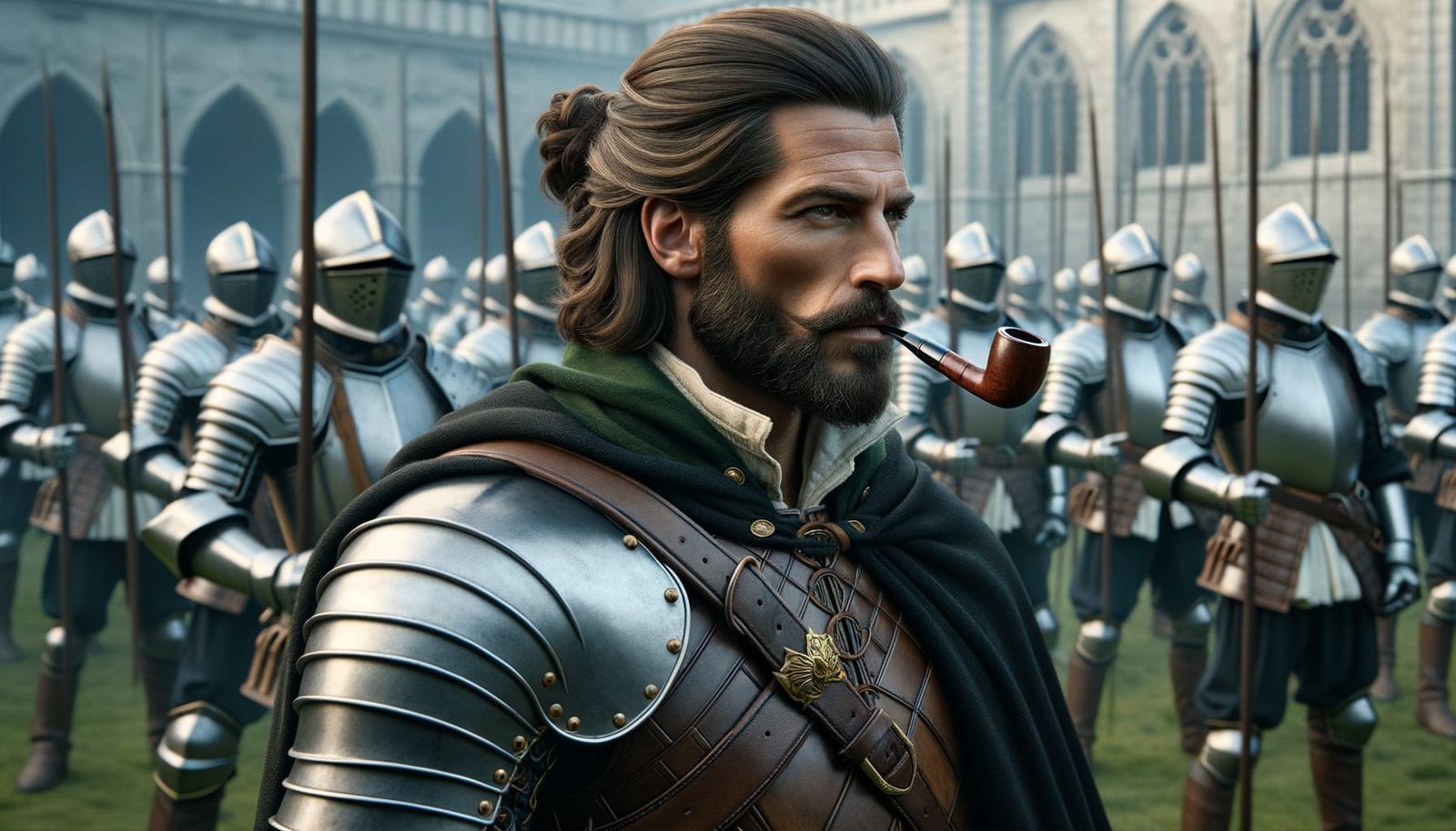 Ranger Instructs Soldiers in Training Yard