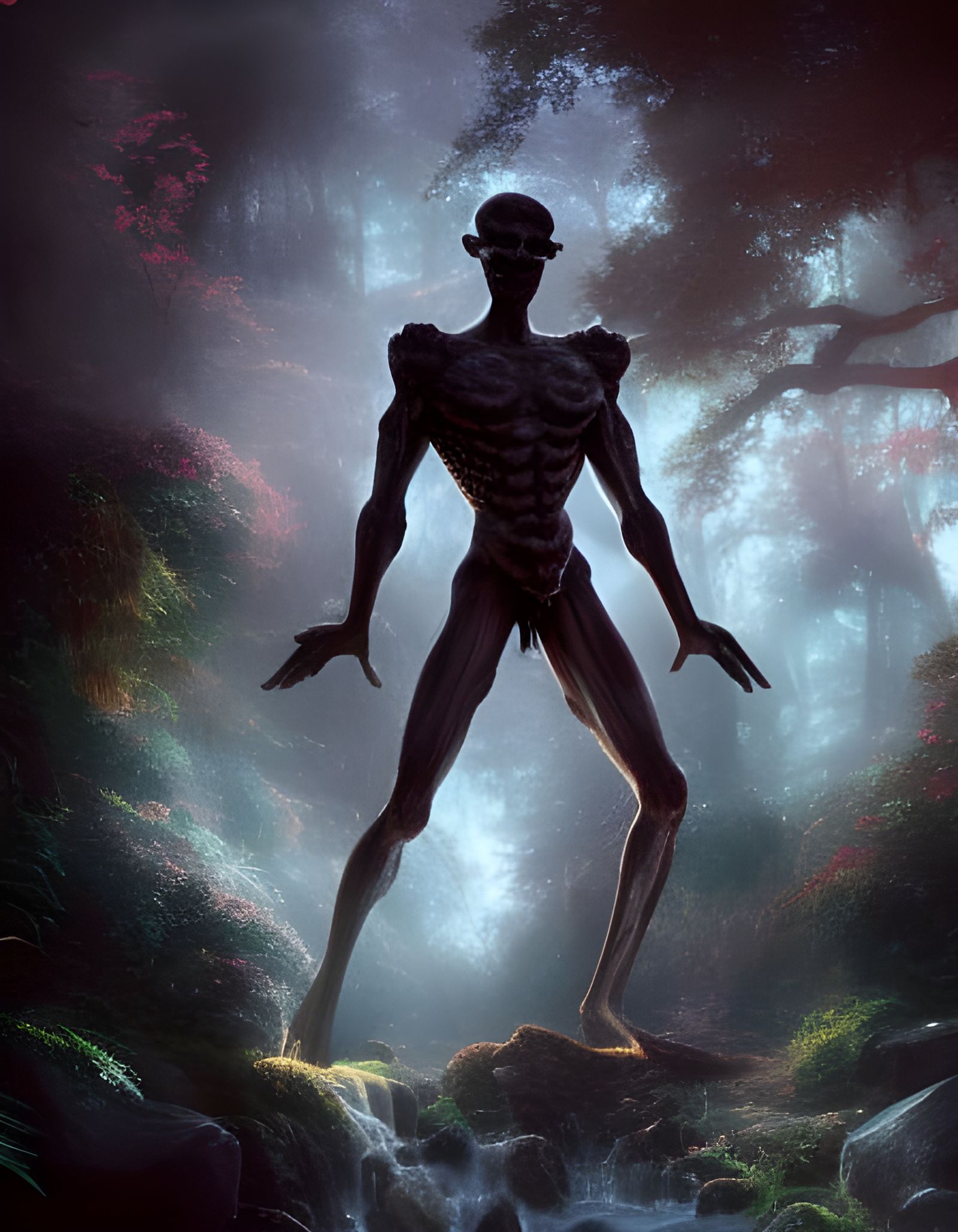 Menacing Predator from Hades in Ethereal Fantasy