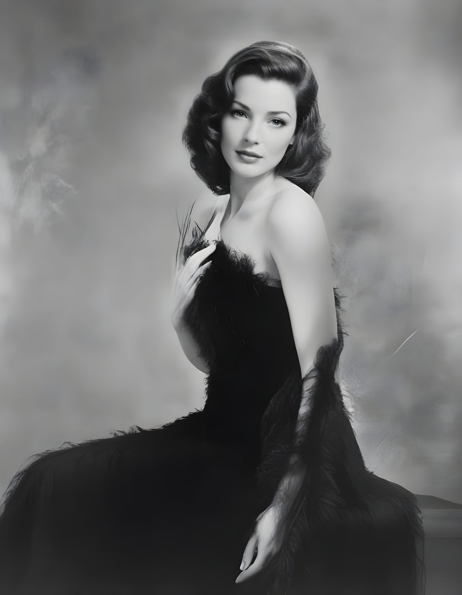 Portrait of a Young Woman in a Classic Style