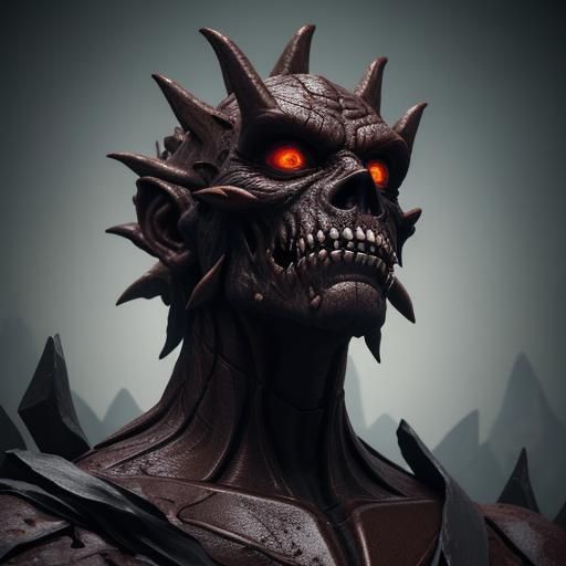 Rocky Road Zombie in Sci-Fi Horror Style