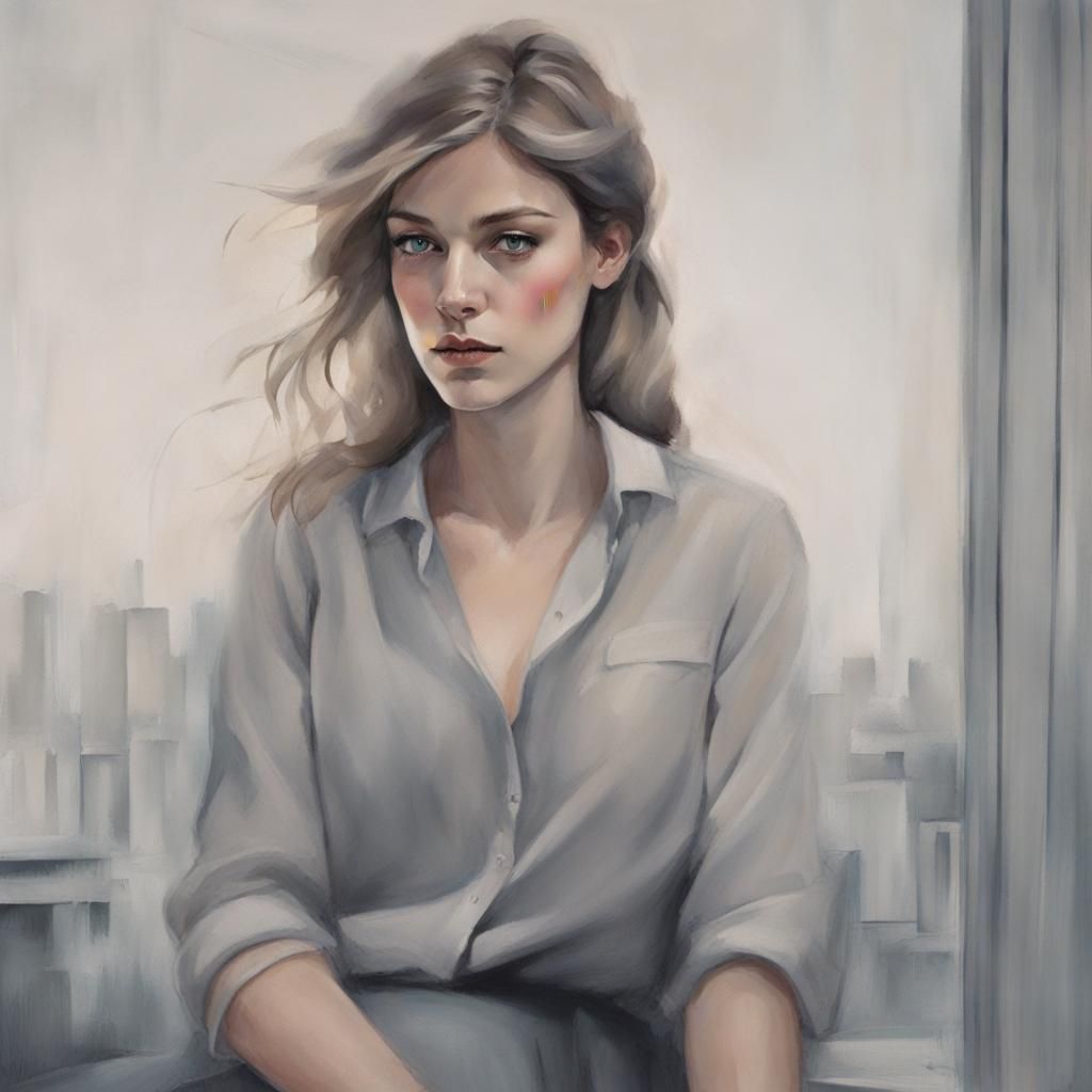 Abstract AI Image Generated From Simple Prompt