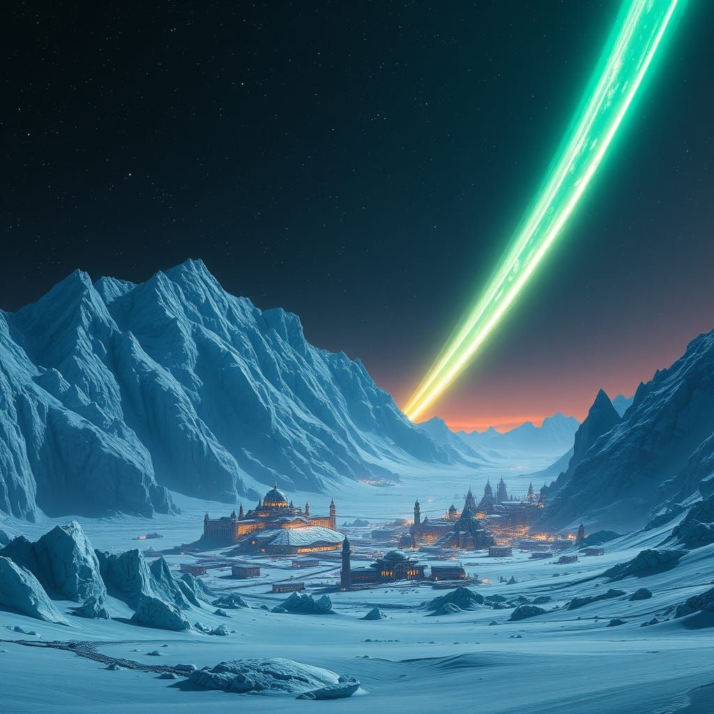 Cosmic Doom Approaches an Icy Planet