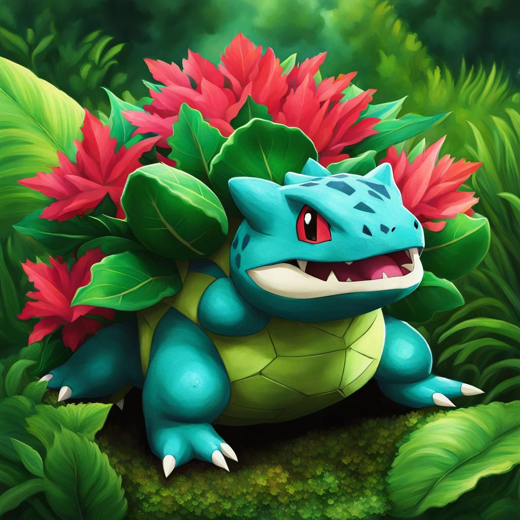 AI Generated Image of Venusaur