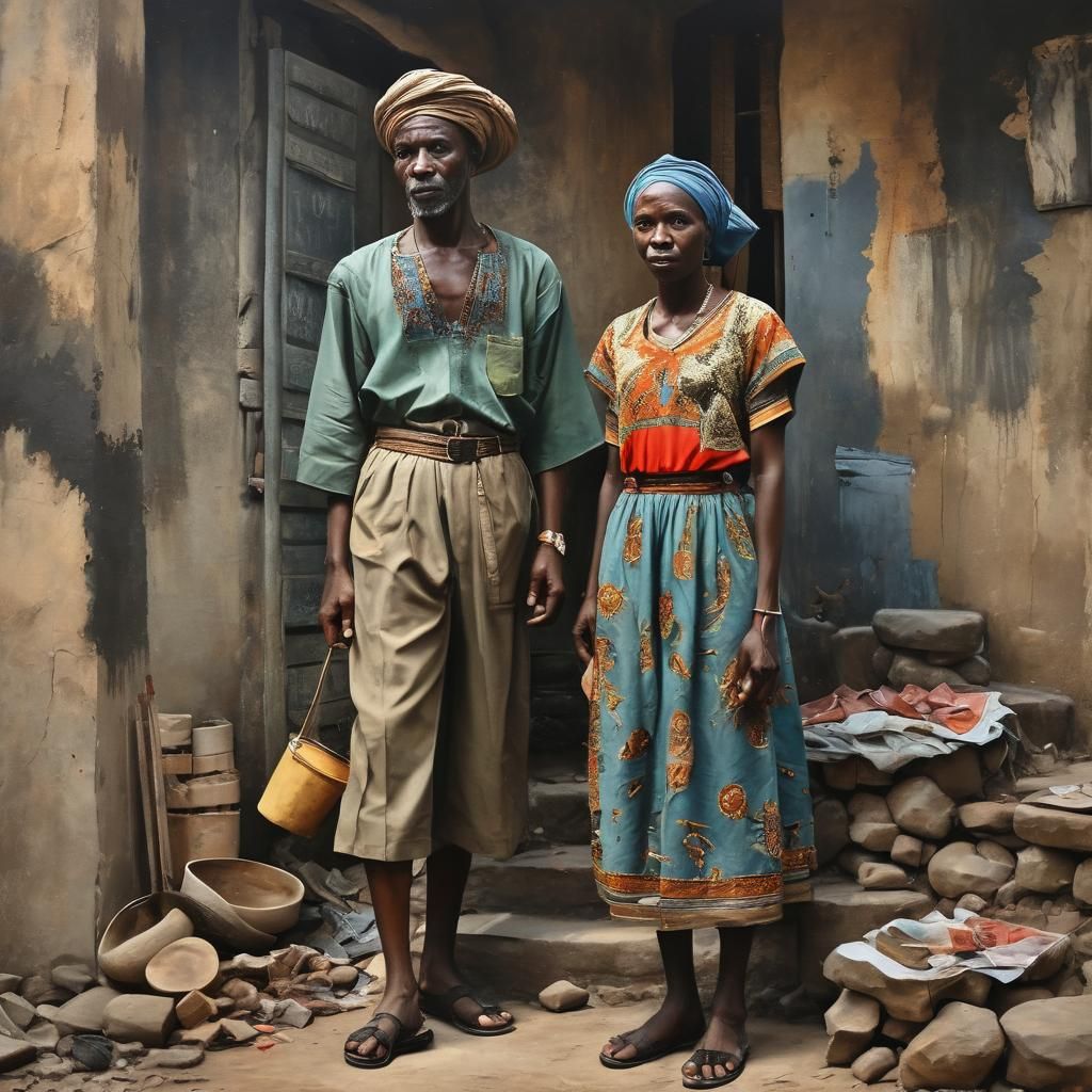 AI Painting: Abstract Art from Simple Prompt