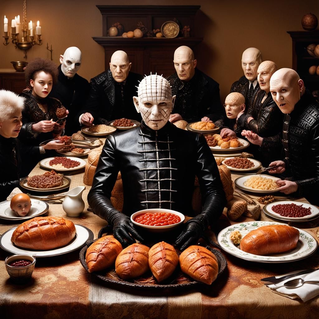 Pinhead and Cenobites Host Easter Dinner