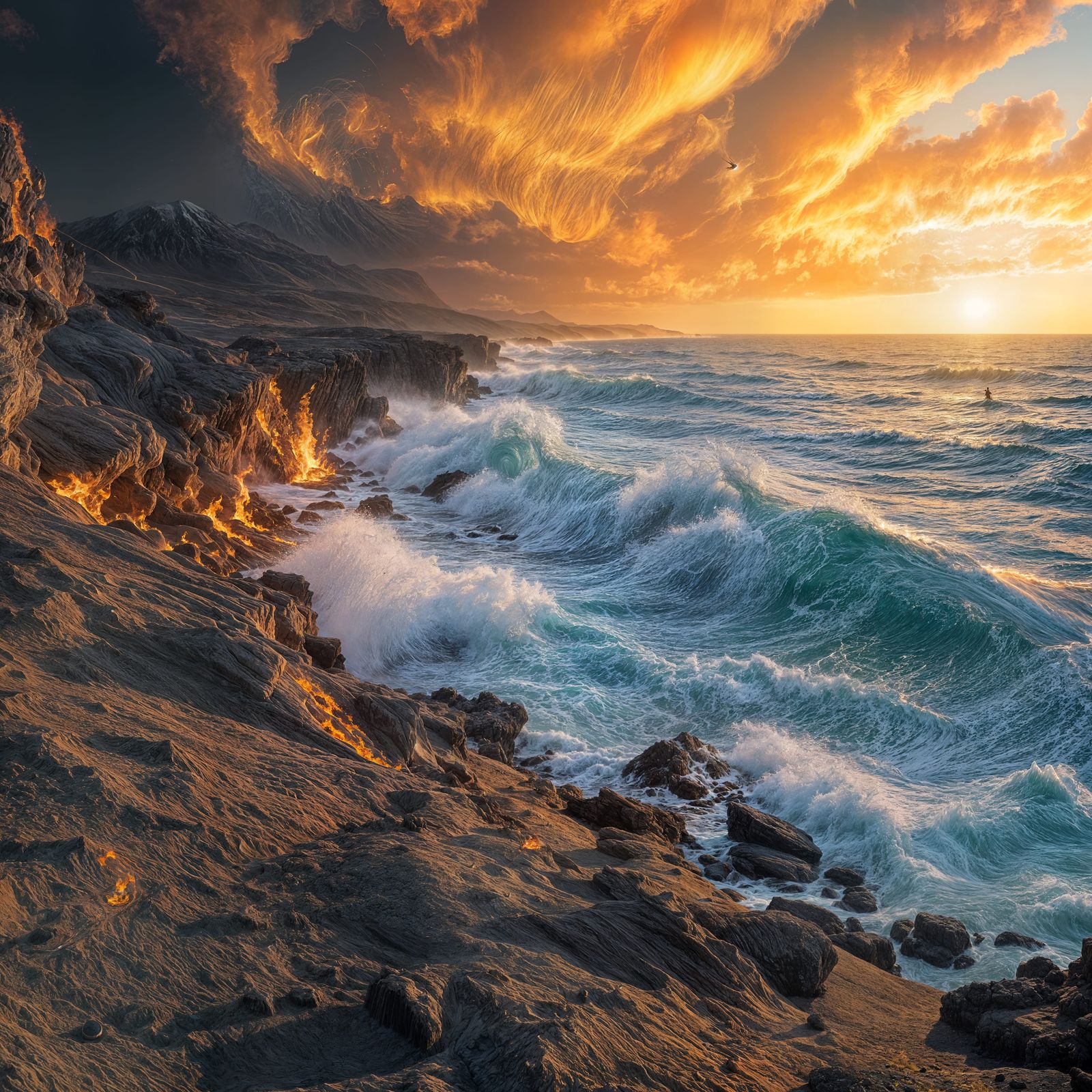 Elemental Forces Combine in Natural Lighting