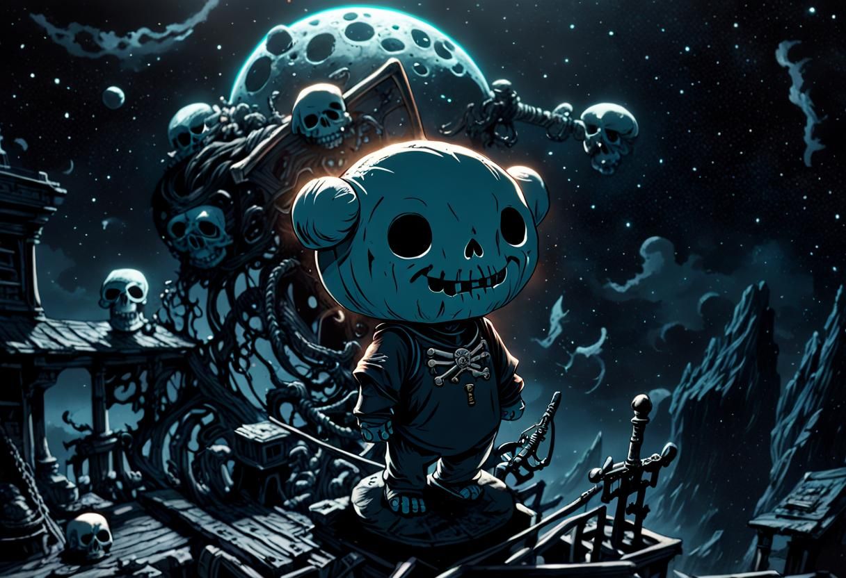 Reddit Snoo; Space Pirate