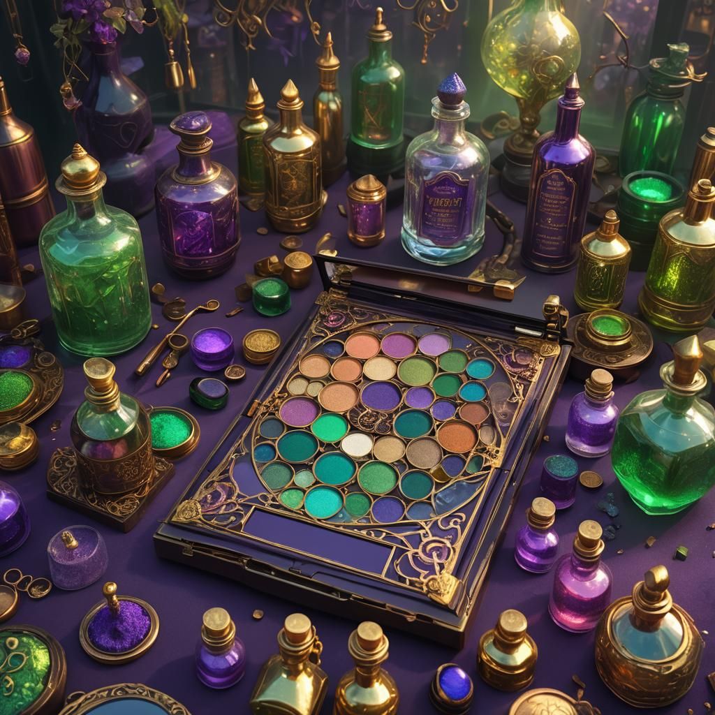 Fantasy Eyeshadow Palette with Mystical Accents