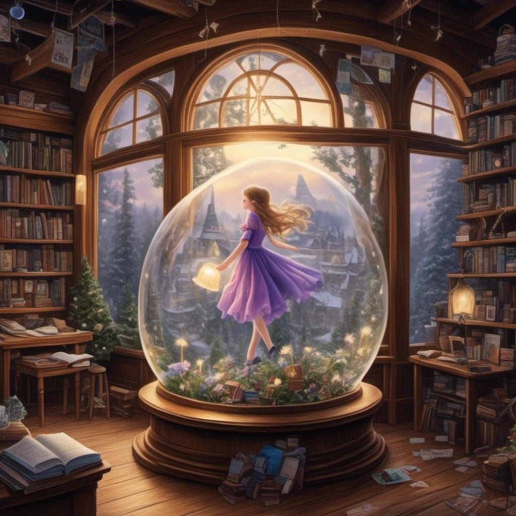 Fairy in Bell Jar: Ethereal Fantasy World