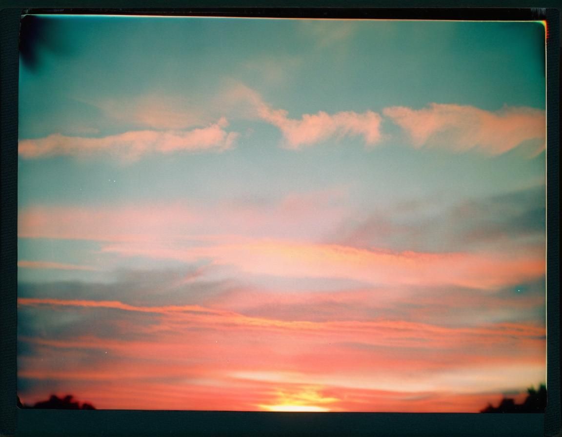Lomographic Polaroid: Artefictitious Sunset Dreamscape