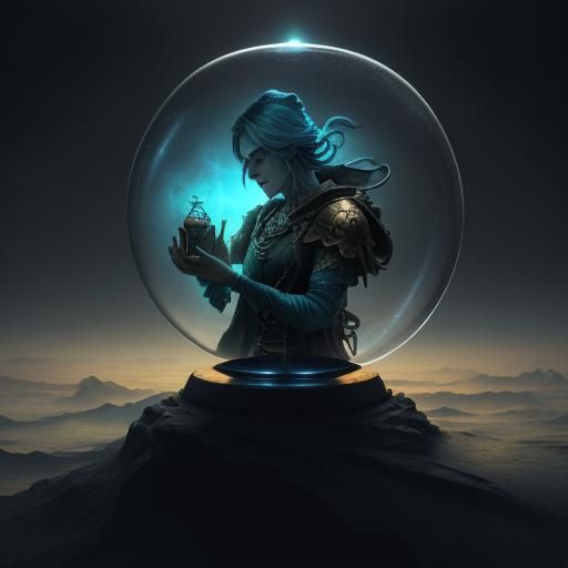 Potion of Healing in Mystical Apothecary: Matte Painting