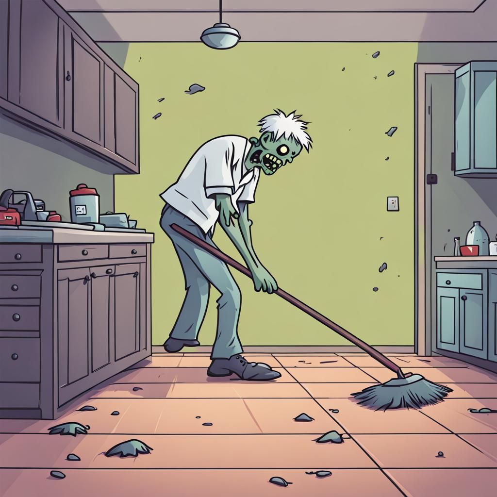 Why does the floor always seem dirty?